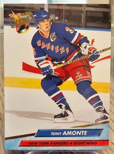 1992-93 Fleer Ultra Tony Amonte #133 New York Rangers