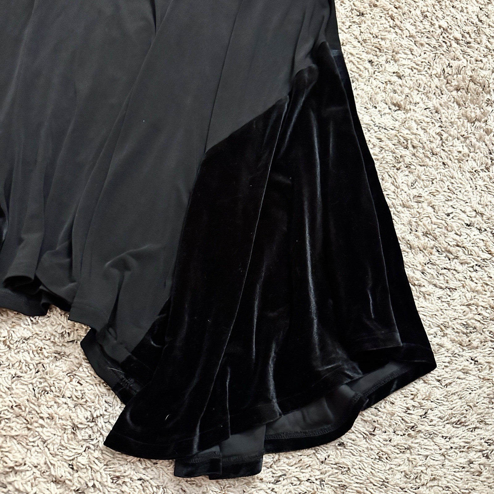 Calvin Klein Black Patchwork Asymmetrical Hem Ski… - image 7