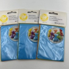 Wilton Multi-Colored Treat Bags 50 Count NEW! 3 Packs (150 Treat Bags)