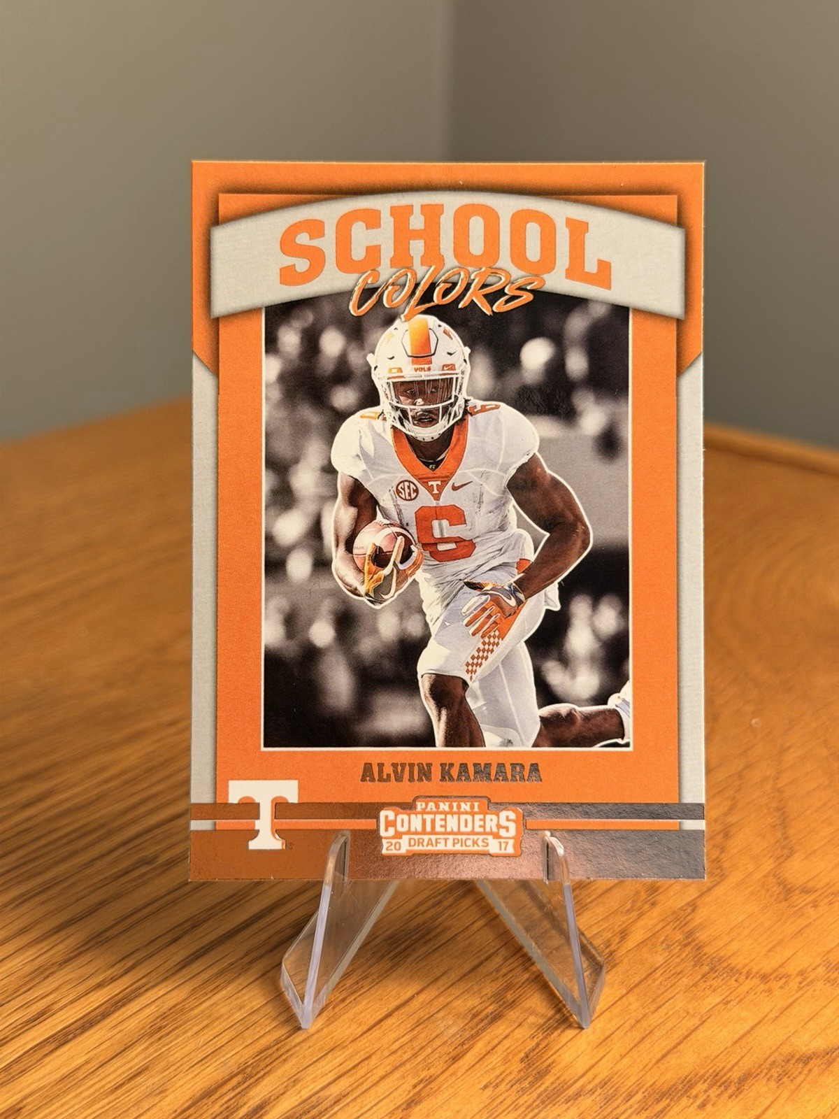 Alvin Kamara Panini Contenders Draft Picks School Colors #11 Base