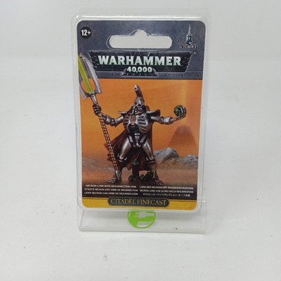 Warhammer 40k Citadel Finecast Necron Lord With Resurrection Orb