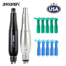Dental 4:1 Hygiene Prophy Handpiece 4Holes Air Motor Nose Cone 360 Swivel