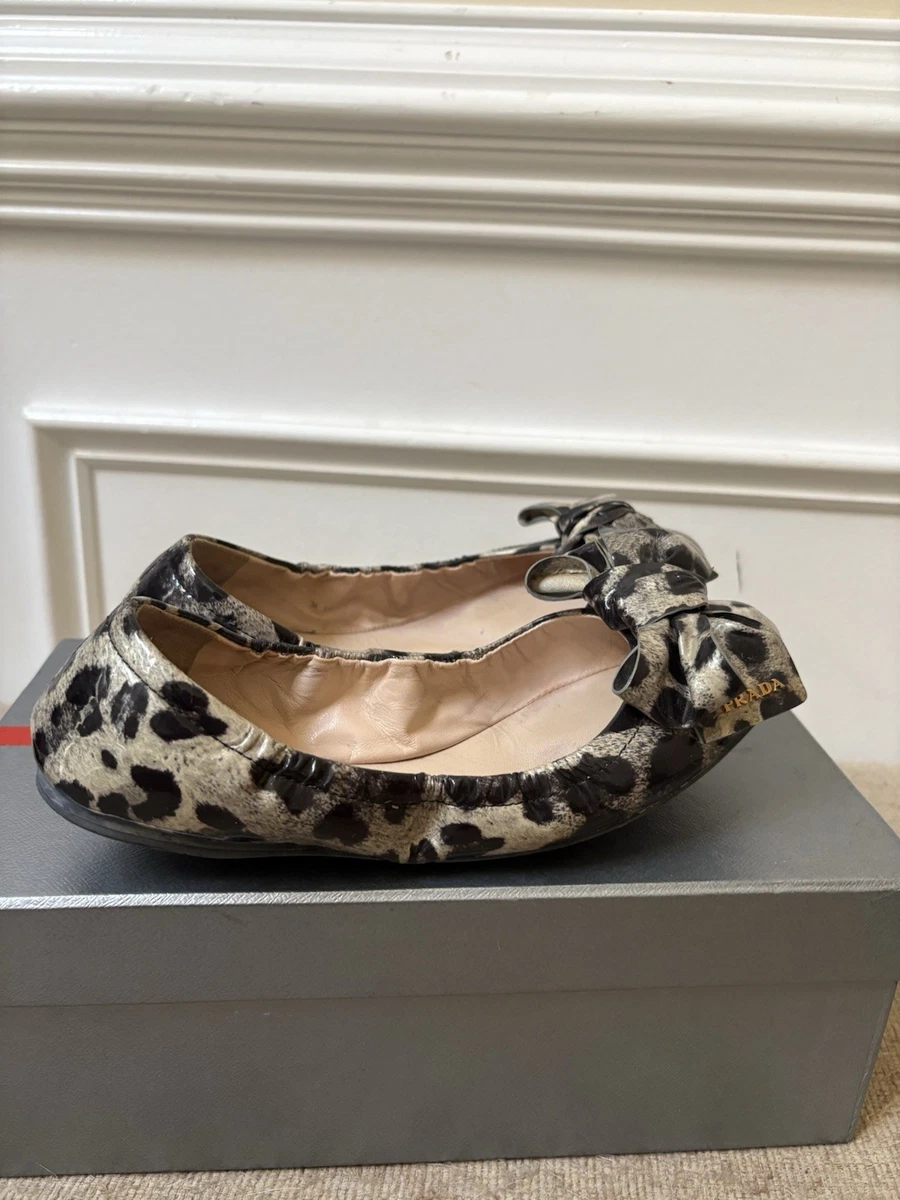 PRADA Ballet Patent Leather Flats for Women for sale - eBay
