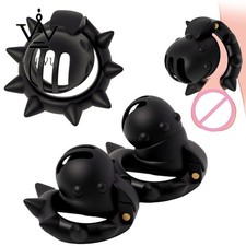 Male Chastity device Lightweight Spike cage Chastity Lock Sissy Abstinence