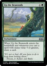Up the Beanstalk -Foil Near Mint MTG Wilds of Eldraine