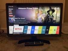 LG 24TL510S 24" Smart HD Ready LED TV Freeview App Player Remote YouTube Netflix