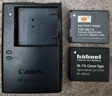 Genuine Canon CB-2LF Battery Charger + 2 Batteries💥#1 TOP RATED SELLER💥