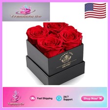 Chic Preserved Rose Gift Box - Forever Flowers for Birthdays  Special Occasions
