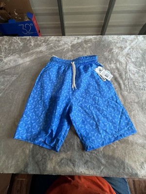 Ocean Threads Boys Dolphin Print Swim Trunks Size M (10/12)