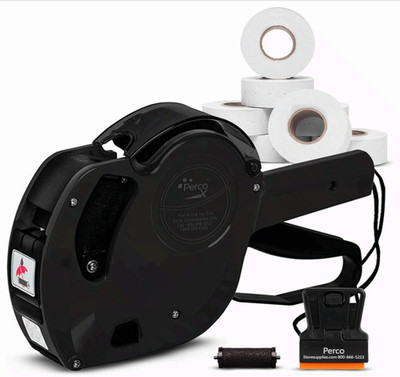 1 Line Price Gun Kit w/ 1 Line Label Gun, 9000 White Labels & Extra Inker