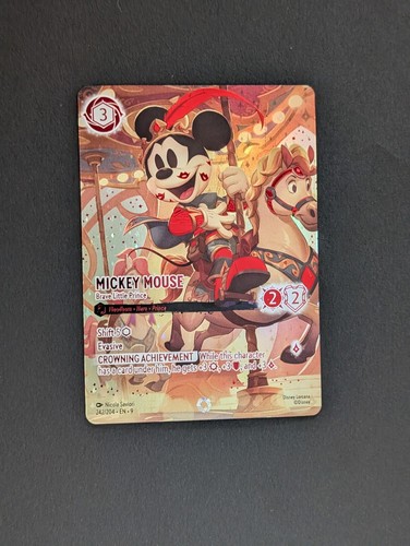 Disney Lorcana Enchanted ICONIC Fabled: Mickey Mouse Brave Little Prince 242