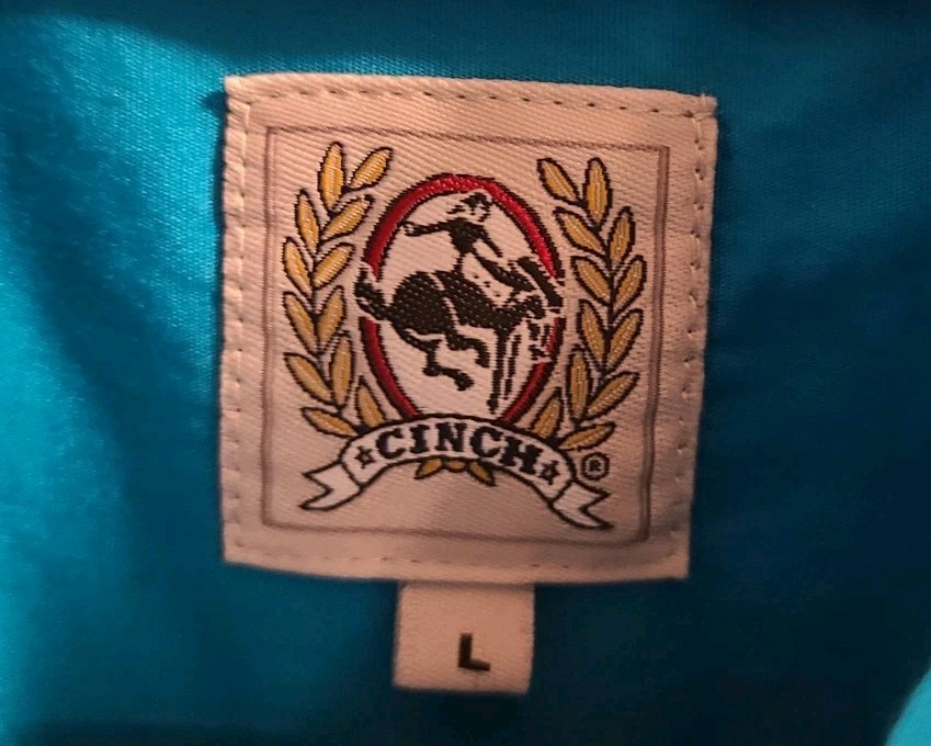 Mens Cinch Solid Classic Fit Button-Down Western … - image 5