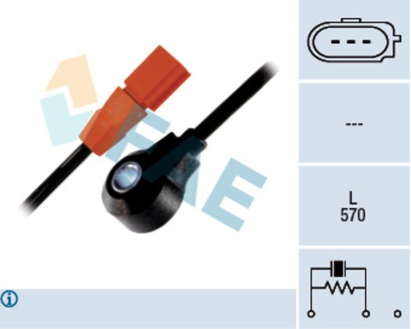 Klopfsensor Fae 60149 FüR Vw 3B6 Passat 3B3 B5 Variant 4Motion-image