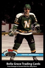 1991-92 Topps Stadium Club Perry Berezan #227 Minnesota North Stars NHL Hockey  