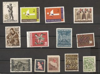 Yugoslavia Small Selection of Modern Stamps MNH CTO Used
