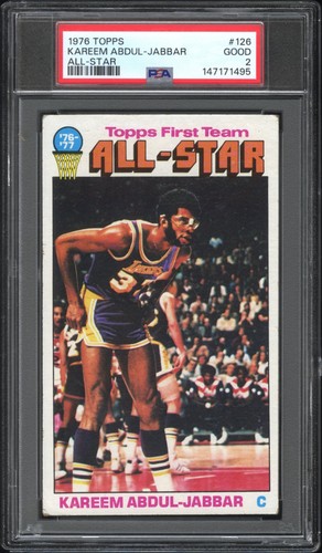 1976 Kareem Abdul-Jabbar All-Star #126