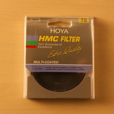 HOYA ND4 Filter 72mm 2 Stops Neutral Density Filter Made In Japan