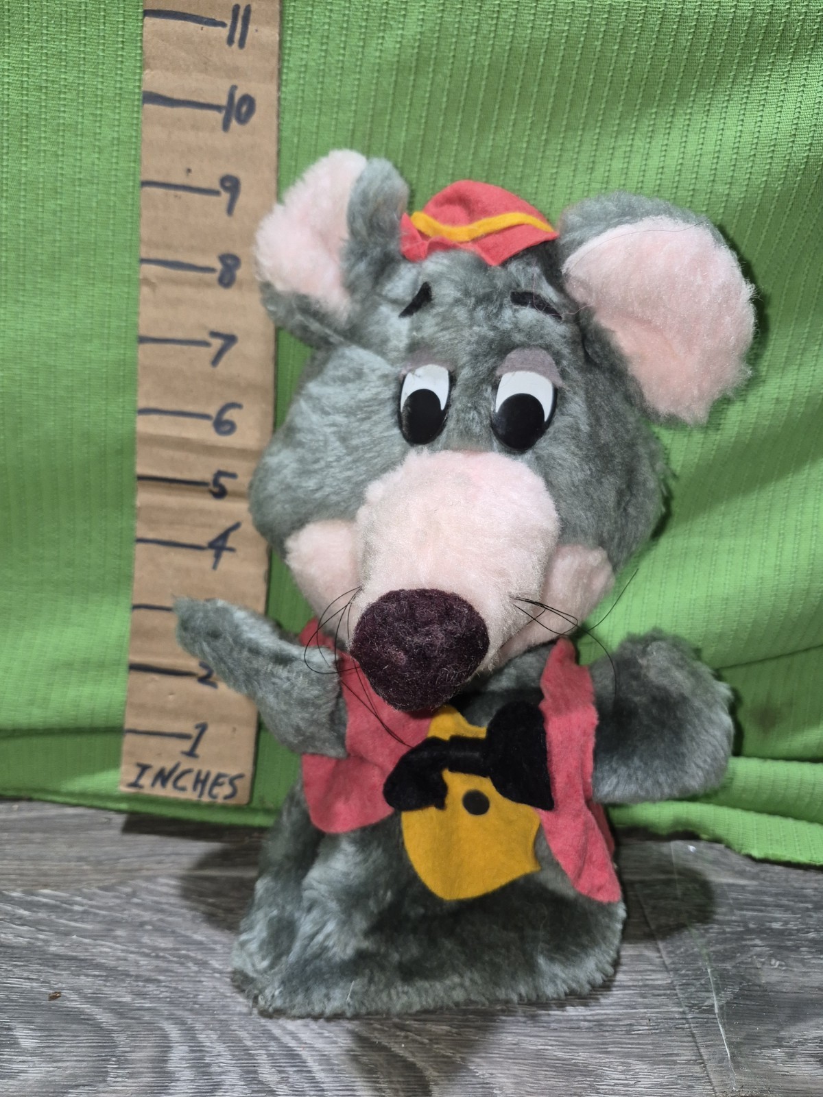 Vintage Original Chuck E Cheese Hand Puppet Pizza Time | eBay
