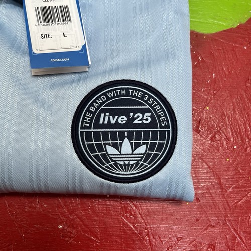 OASIS X ADIDAS ORIGINALS JACQUARD JERSEY BLUE LARGE π TRUSTED SELLER π - Picture 6 of 10