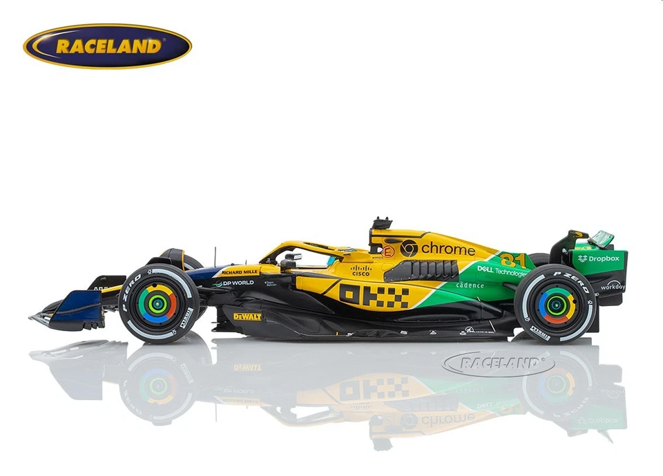 McLaren MCL38 Mercedes F1 Senna Design GP Monaco 2024 Oscar Piastri, Spark 1:18 - Bild 2 von 4