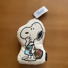Snoopy Pencil Case Die-Cut Canvas Bag 20cm x 12cm Unused