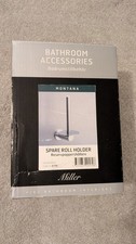 Image of Miller Montana Spare Toilet Roll Holder. Hand Finished Chrome Over Brass 6719C