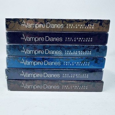 The Vampire Diaries Complete Seasons 1-6 1 2 3 4 5 6 DVD Sets Slipcovers Sealed