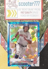 2021 Bowman Chrome Prospects SAPPHIRE~#114⭐NICK YORKE⭐~Red Sox➡️PIRATES ROOKIE