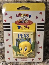 TWEETY BIRD PEAS Magnet Warner Brothers LOONEY TUNES NEW VTG 1996