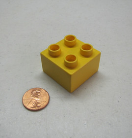 Lego Duplo Yellow Crown Sticker Block Specialty Piece Castle #4820 1 Sticker