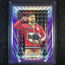 2026 Topps Chrome WWE ETHAN PAGE Base Purple Geometric 10/10 #133