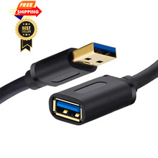 Tan QY USB 3.0 Extension Cable 1ft-2Pack, 1 ft 2-Pack , 1Ft-2Pack