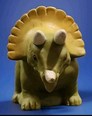 Rare Vintage National Geographic Society Triceratops Dinosaur Soft Rubber 1991