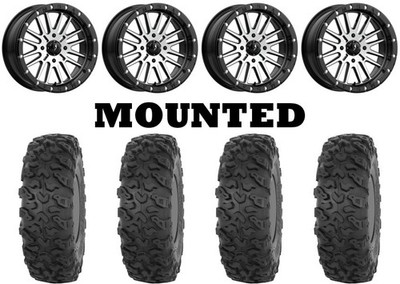 Kit 4 High Lifter Roctane T4 35x10-18 on MSA M37 Brute Beadlock Machined HP1K