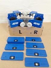 Plantilla de herrajes para gabinete Kreg KHI-PULL estándar azul perilla tirar ligeramente usada