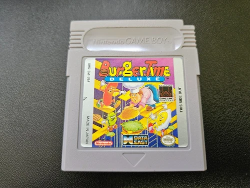 Burger Time Deluxe (Nintendo Game Boy) (Cartridge Only) Tested Authentic USA