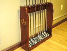 Hand Made Solid Wood Display Rack Case for 9 ...