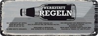 Blechschild 10X27 Cm Werkstatt Regeln Maschinen Spruch Zitat Deko Geschenk Metal