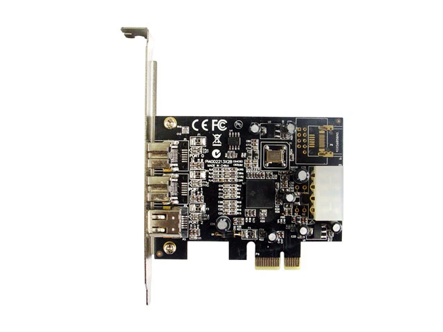 Combo 2x 1394b + 1x 1394a Firewire Ports PCI-Express Controller Card, TI Chipset - Image 4 of 4
