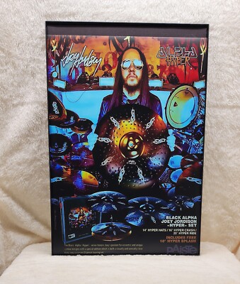 Slipknot のサイン入りポスター Slipknot Joey Jordison Paiste Promo Poster | eBay