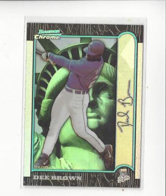 1999 Bowman Chrome International Refractor #298 Dee Brown Royals /100 