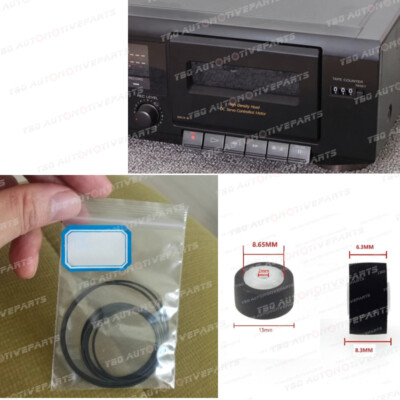 Pinch Roller Rubber Tape Drive Belt for SONY TC-WE435 Cassette Deck Tape Walkman