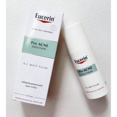 Eucerin Pro Acne Solution A.I. Matt Fluid facial cream black marks redness 50ml 