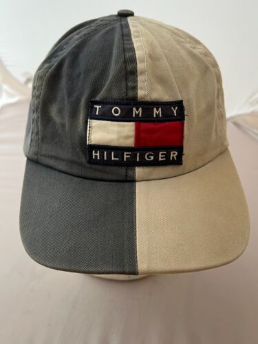 Vintage 90er Tommy Hilfiger Golf Split Strapback Mütze Aufnäher Made in USA SELTEN! - Bild 2 von 14