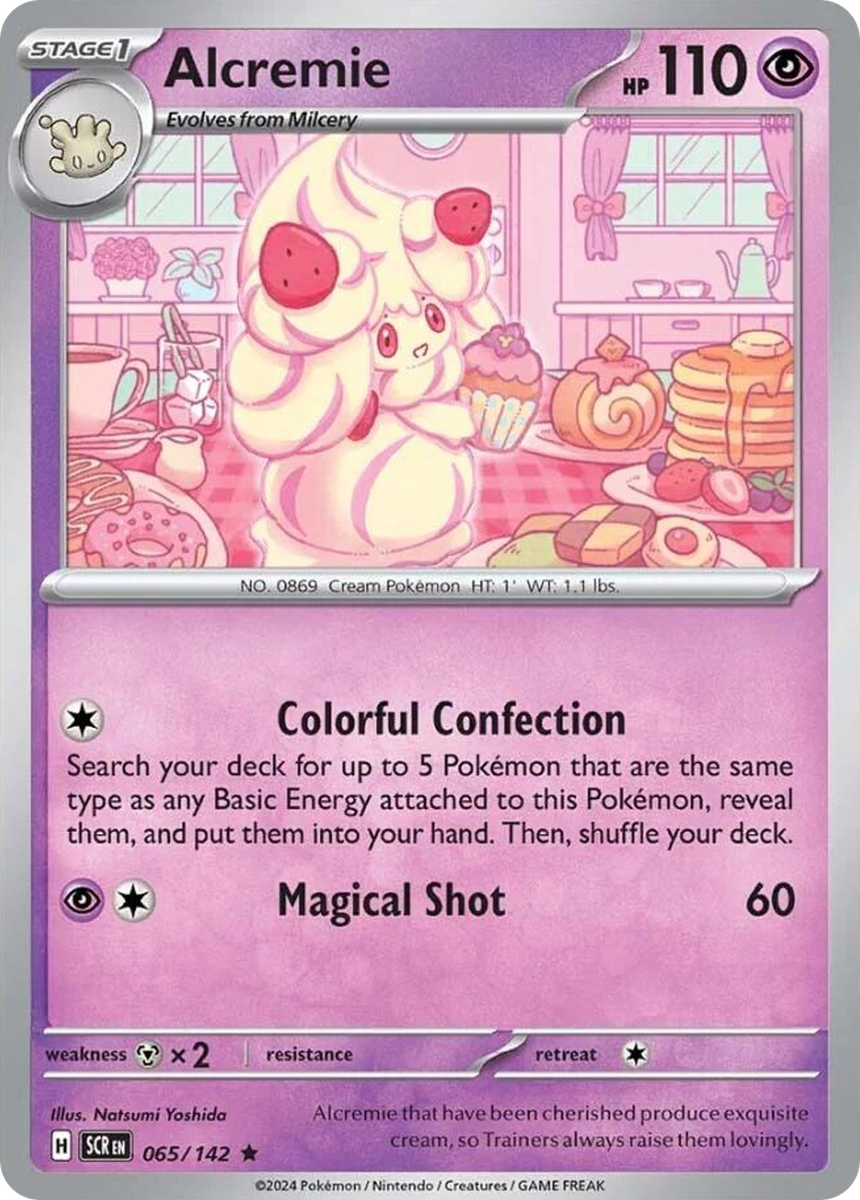 Alcremie HP110 ホロレア Alcremie 65/142 Rare | Stellar Crown | Pokemon Card | eBay