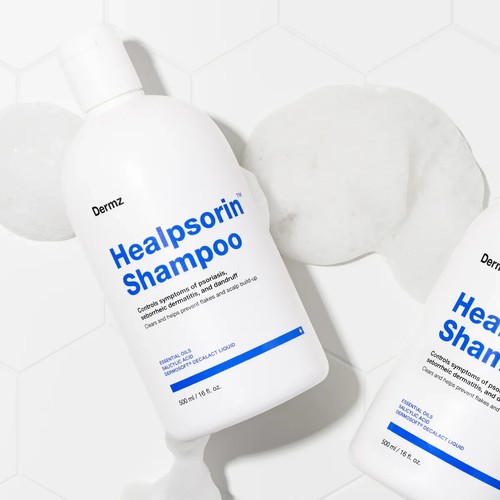 2er Pack 500ml Healpsorin Therapeutisches Psoriasis Shampoo Salicylsäure Dermz - Bild 6 von 15