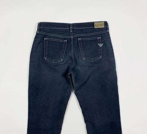 Armani jeans donna usato W31 tg 45 slim vita alta denim boyfriend T7537 - Foto 9 di 12