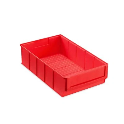 MÜLLER & SOHN Vorteilspack Industrieboxen Kisten Schütte Kasten breit 300x183x81mm rot, blau