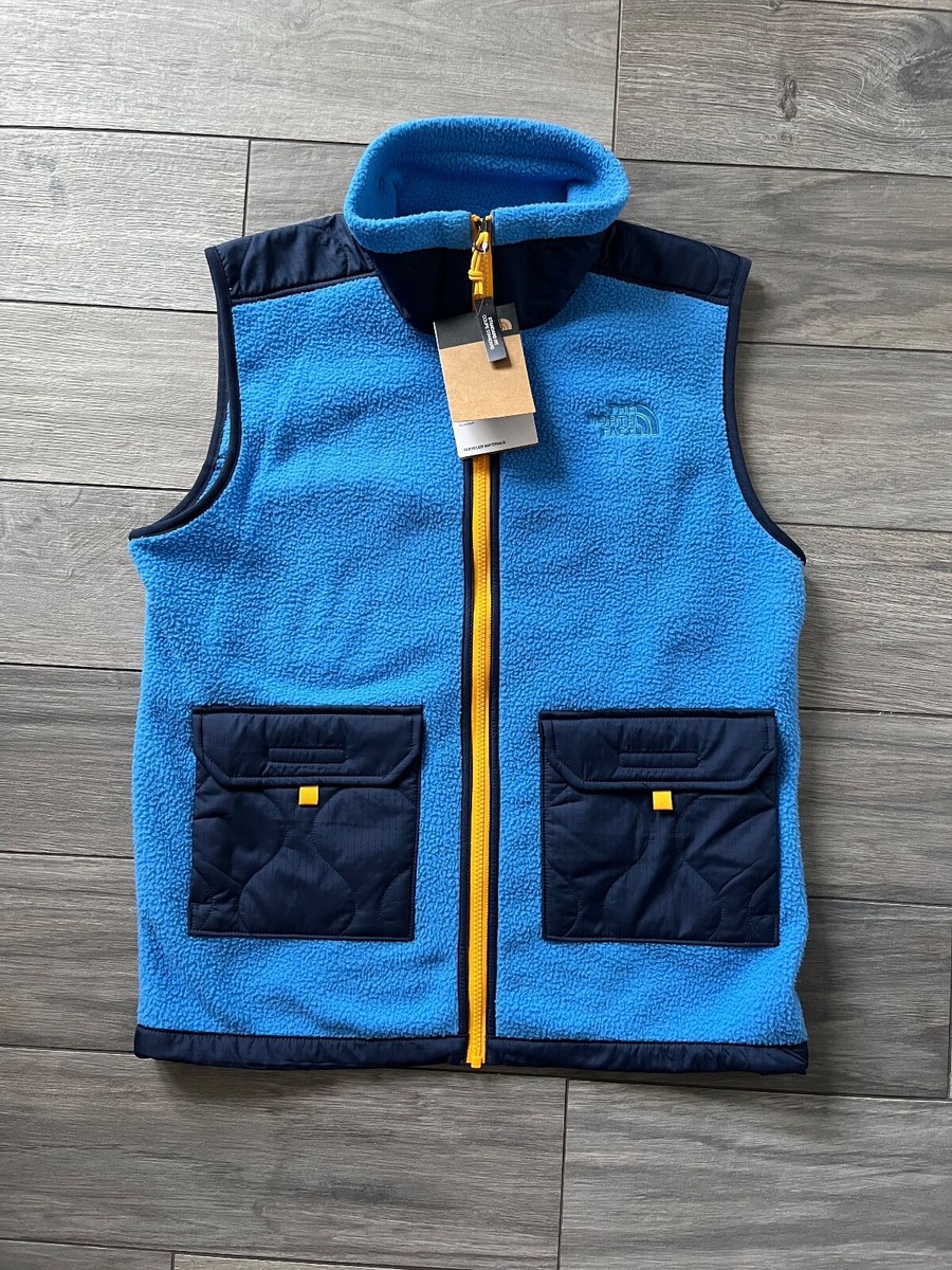 ◆モデル出品◆新品 XLサイズ ノースフェイス ロイヤル アーチ フリース×キルティンベスト ネイビー THE NORTH FACE  ARCH VEST The North Face Men Royal Arch VEST Sweater Fleece Full