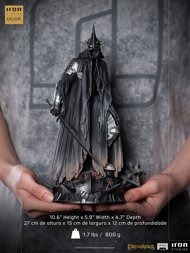 Iron Studios Angmar Witch King Bds Art 1/10 Lord of The